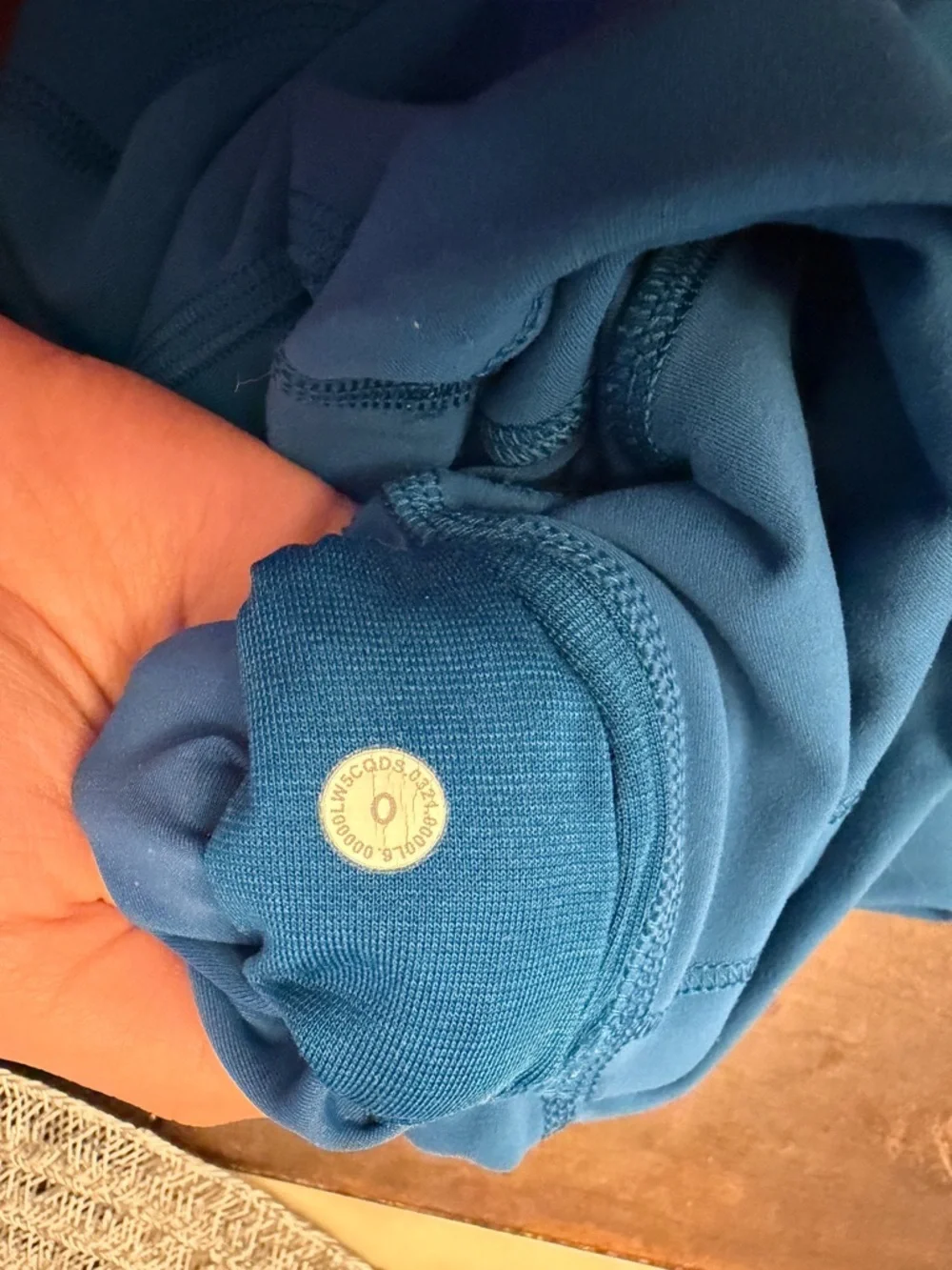 lululemon athletica Kids Teal-Blue High Waist Leggings